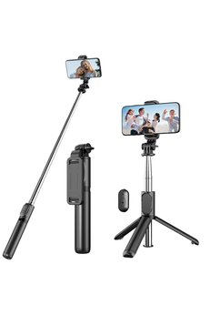 BSTBRANDSHOPPİNGTR Selfie Çubuğu Bluetooth Kumandalı Kablosuz Tripot Selfie Monopod Selfie Stick Işıksız model