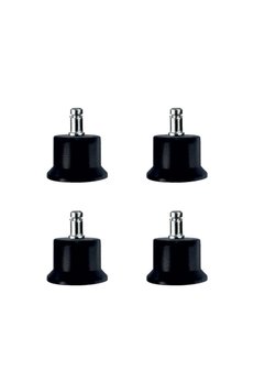Evimdeyokyok Bekleme Ayak Geçmeli Pimli - 50Mm - Siyah 11Mm Hks282 - 4 Adet