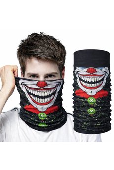 Evimdeyokyok Joker Yüz Baskılı Baf Bandana - Çok Amaçlı Boyunluk Bandana 2 No