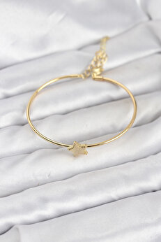 Tj Yıldız Model Gold Renk Kadın Bi̇lekli̇k Tj-Bb8236