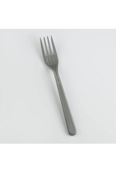 Evimdeyokyok Gri Renk Lüks Plastik Çatal 25 Adet
