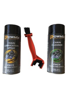Powmi̇x Motosi̇klet Zi̇nci̇r Bakım Seti̇