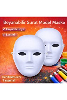 Ethab Ti̇caret Boyanabi̇li̇r Surat Model Maske – Lasti̇kli̇ | Kendi̇n Tasarla