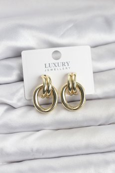 Evimdeyokyok Gold Renk Pirinç Vintage Kadın Küpe Tj-Bkp11625