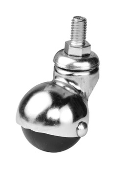 Evimdeyokyok 205 - 40 Mm Küre Krom Vidalı Teker 4 Adet
