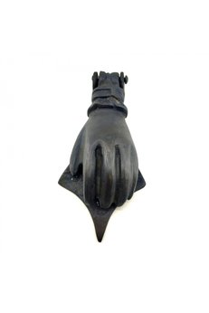 Evimdeyokyok Antika Tarz Dekoratif Pirinç El Kapı Tokmağı, Taktak - 167X75 Mm, Oksit