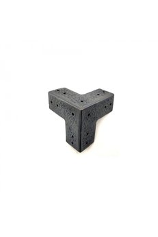 Evimdeyokyok Antika Tarz Dekoratif Pirinç Köşe Gönye - 68X68 Mm, Oksit