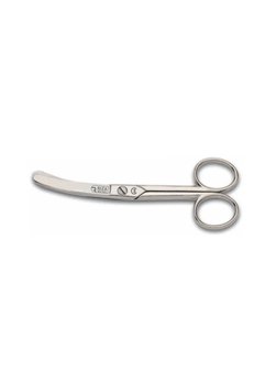 Evimdeyokyok M-159 Eğri Manifatura Makası No 5 İnç / 12,70 Cm - Nikel Kaplama