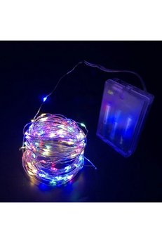 Evimdeyokyok Gd957 Şerit Pilli Aydınlatma 3 Metre 30 Adet Rgb Peri Led