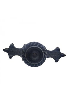 Evimdeyokyok Antika Tarz Dekoratif Pirinç Çizgili Düğme - 35X100 Mm, Büyük, Oksit