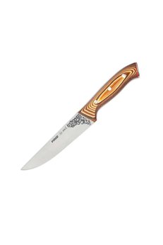 Evimdeyokyok 32102 Elite Kurban, Kasap Bıçağı 16,5 Cm - Kahverengi Perçinli Kompozit Sap