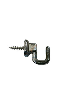 Evimdeyokyok Vidalı Kanca, Askı Küçük - 15X18Mm, Nikel - 100 Adet