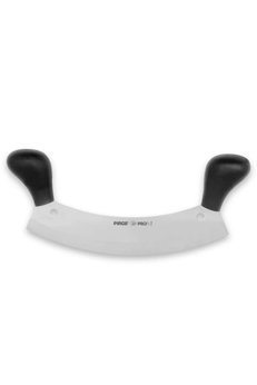 Evimdeyokyok 71120 Profi Kıyma, Pizza Satır, Zırh Bıçağı 26 Cm - Siyah Çift Saplı