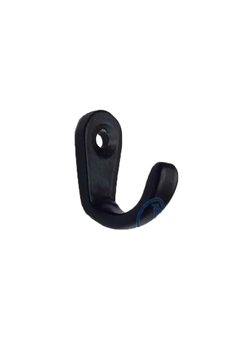Evimdeyokyok Tekli Bijuteri, Dekor Askısı - Siyah, 100 Adet, 10X18X22 Mm