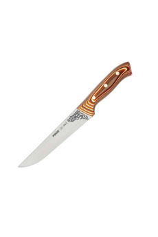Evimdeyokyok 32103 Elite Kurban, Kasap Bıçağı 19 Cm - Kahverengi Perçinli Kompozit Sap