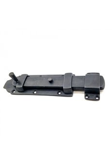 Evimdeyokyok Antika Tarz Dekoratif Pirinç Yassı Kapı Sürgüsü - 55X215 Mm, Oksit