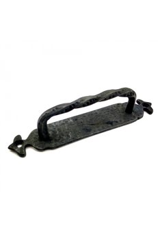 Evimdeyokyok Antika Tarz Dekoratif Pirinç Burgulu Çekme Kol - 205X33 Mm, Oksit
