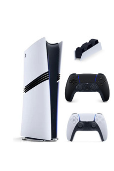 Sony Playstation 5 Pro + 2. kol Dualsense siyah + Şarj İstasyonu