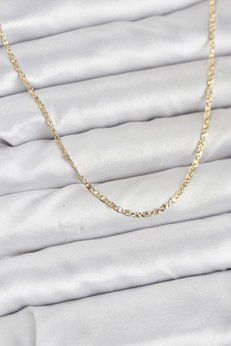 Evimdeyokyok Cm 14K Gold Renk Pirinç Model 60 Cm Kadın Kolye Tj-Bko10927
