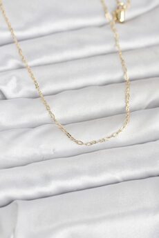 Evimdeyokyok Cm 14K Gold Renk 60 Cm Zincirli Kadın Kolye Tj-Bko10944