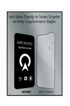 Hereveoyuncak Samsung S26 Plus 6D Anti Static Temperli Cam Ekrann Koruyucu Kırılmaz Full Kaplamaa (Fn)