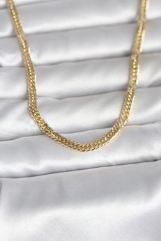 Evimdeyokyok Cm 14K Gold Renk Zincir Model 45 Cm Kadın Kolye Tj-Bko11004