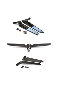 Alkan Mb H2 Kanat Ayna Büyük Model Ayna 8 Mm 10 Mm Ters Düz Tüm Motosikletler Uyumlu