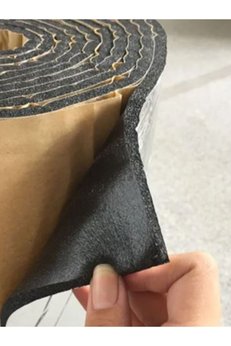 Evimdeyokyok Araç Oto Ses Isı Yalıtım Bandı Folyolu Kauçuk Sünger 15Cmx10Metre 6Mm Yapışkanlı