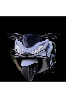 Alkan Mb Honda Pcx 125 H2 Kanat Ayna Katlanır Naked Model Tam Uyumlu Siyah