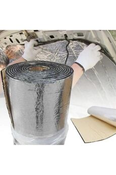Evimdeyokyok Kaput Altı Alüminyum Folyolu Kendinden Yapışkanlı 6Mm 100×150 Kauçuk Ses Yalıtım Levhası