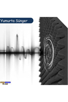 Evimdeyokyok Akustik Yumurta Sünger 50 Dns 25Mm 50×50 Cm