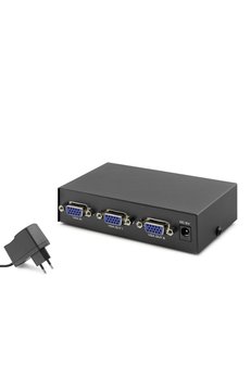 Evimdeyokyok Vga Splitter 1 In 2 Out 200 Mhz - Siyah Hdx1277