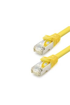 Evimdeyokyok Cat7 Ethernet Patch Kablosu 10 Gbps 600 Mhz 1 M - Sarı Hdx5103