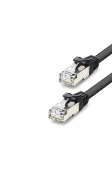 Evimdeyokyok Cat7 Ethernet Patch Kablosu 10 Gbps 600 Mhz 15 M - Siyah Hdx5095