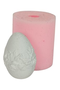 Kalıpcınızburada Çiçekli Yumurta Silikon Kalıp - K7248