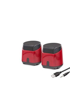 Evimdeyokyok Masaüstü Hoparlör 1+1 Usb + 3.5Mm - Kırmızı Hd6024R