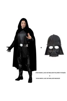 Evimdeyokyok Wars Luke Skywalker Pelerini Yetişkin Ve Maskesi