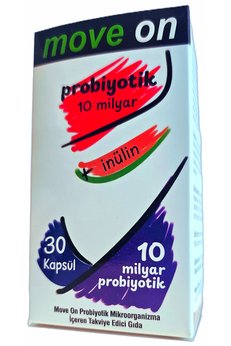 Move On Probiyotik 10 Milyar + Prebiyotik 30 Kapsül