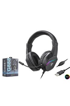 Evimdeyokyok Kulaklik Usb Rgb - Siyah G888