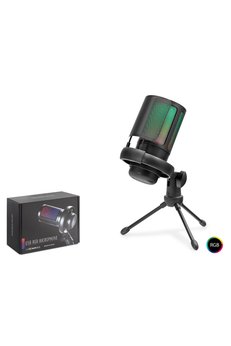 Evimdeyokyok Profesyonel Rgb Mikrofon 192 Khz / 24 Bit Type-C - Siyah Me6S
