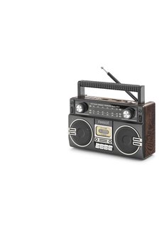 Evimdeyokyok Bluetooth Nostaljik Fm Radyo Usb Tf Aux Taşınabilir Hoparlör - Kahverengi Fx2509B
