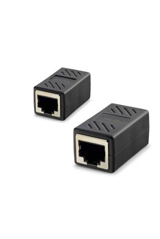 Evimdeyokyok Rj45 Dişi - Dişi Uzatma Adaptörü - Siyah Hdx5066