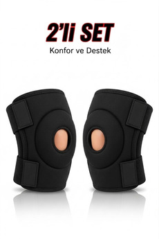 Wiforte Medikal Diz Korsesi İkili Set – Menisküs ve Patella Ligament Destekli Ayarlanabilir