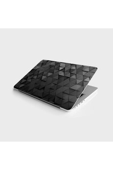 StickerArt Laptop Sticker Bilgisayar Notebook Pc Kaplama Etiketi Siyah Üçgen