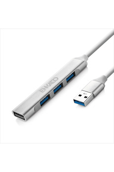 Enkado Ekd-Uh60, Usb3.0 To 3Xusb 2.0, 1Xusb 3.0, Metal, Usb Hub