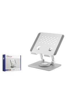 Evimdeyokyok Metal 360 Derece Dönebilen Ergonomik Tablet Ve Laptop Standi - Silver Hdx8021
