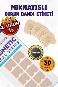 Wealtivo Yedek Bant 30 Çift Mıknatıslı Burun Bandı Yedeği - Refill Paket