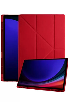 Meli̇ke Bakar Bouti̇que Newface Samsung Galaxy Tab A11 Plus Kalemli̇kli̇ Mars Tablet Kılıfı - Kırmızı