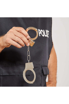 Evimdeyokyok Metal Malzemeden İmal Anahtarlı Oyuncak Polis Si