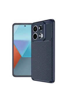 Evimdeyokyok Xiaomi Redmi Note 13 Pro 4G Kılıf Auto Focus Karbon Kapak - Lacivert